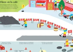 Mi pequeño libro de pegatinas · En una obra