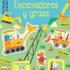 Mi pequeño libro de pegatinas · Excavadoras y Grúas
