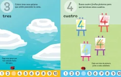 Mi primer libro de pegatinas · 1 2 3