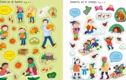 Mi primer libro de pegatinas · El tiempo y las estaciones