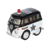 Mini Furgoneta Policía Negra