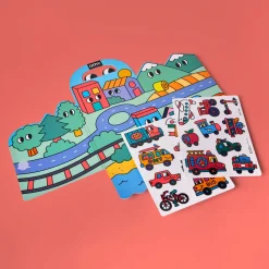 Montessori Vroom con pegatinas reutilizables · Omy