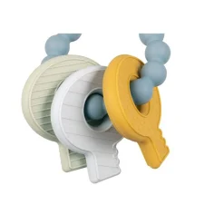 Mordedor Llavero Silicona Azul · Little Dutch