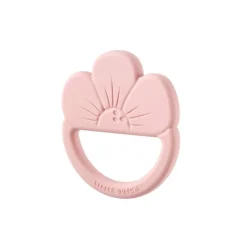 Mordedor silicona flor rosa · Little Dutch