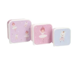 Pack 3 Cajas Almuerzo Ballet