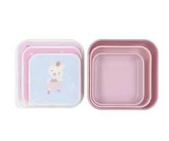 Pack 3 Cajas Almuerzo Ballet