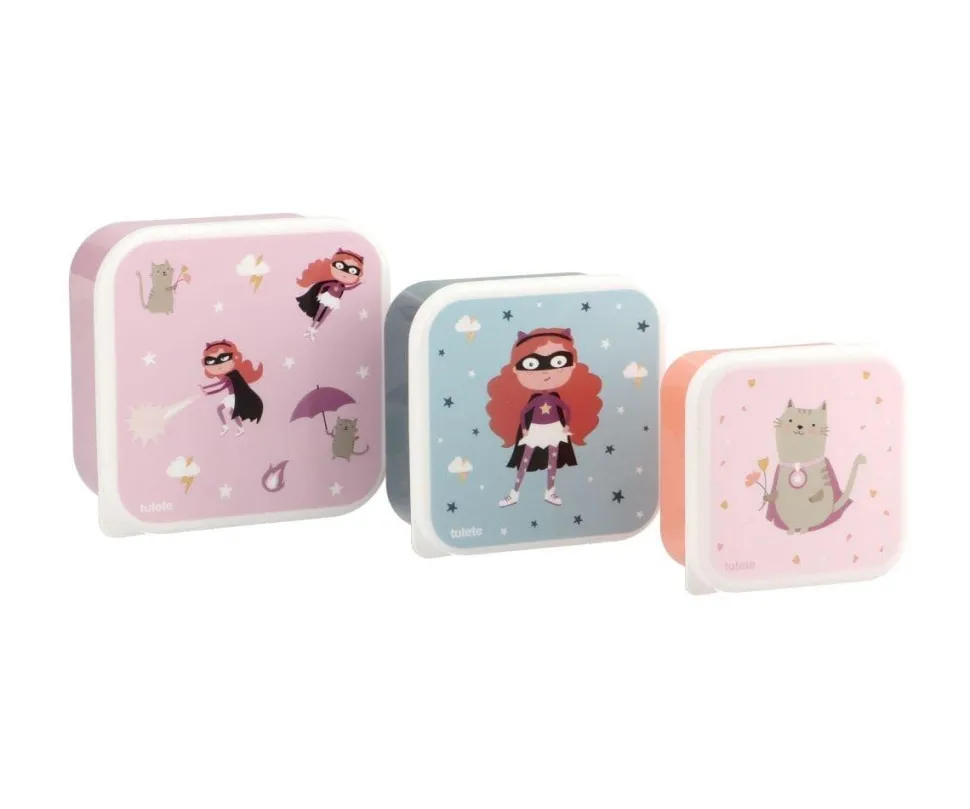 Pack 3 Cajas Almuerzo Fantastic Girl