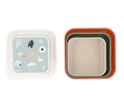 Pack 3 Cajas Almuerzo Geometric Nature