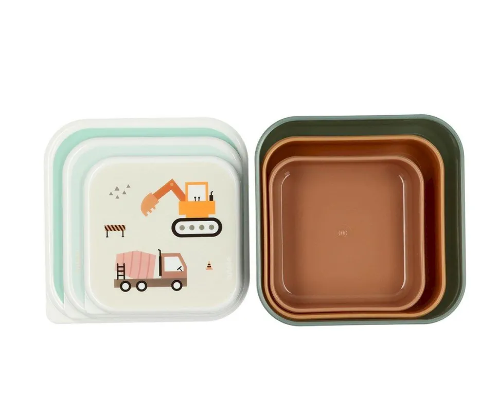 Pack 3 Cajas Almuerzo Trucks