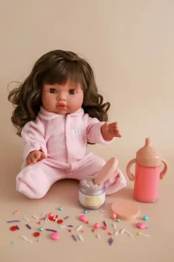 Pack cumpleaños Biberón Mágico y Potito con cuchara para muñecos · Tiny Harlow