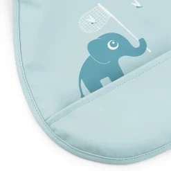 Pack de 2 baberos mini con bolsillo Elphee Blue · Done by Deer
