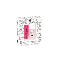 Pack Esmalte de Uñas y Brillo Labial Polly · Nailmatic