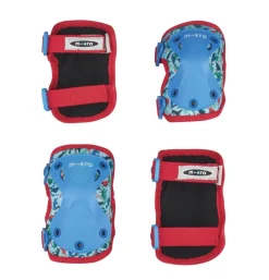 Pack Rodilleras y coderas Dinosaurio Talla S