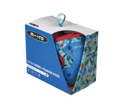 Pack Rodilleras y coderas Dinosaurio Talla S