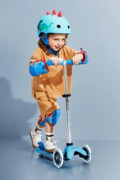 Pack Rodilleras y coderas Dinosaurio Talla S