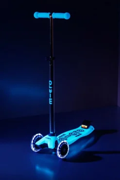 Patinete Maxi Deluxe Glow LED · Azul