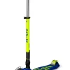 Patinete Maxi Deluxe Plegable Neón LED · Azul/Amarillo