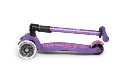 Patinete Maxi Deluxe Plegable Led · Lila