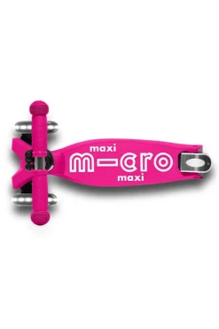 Patinete Maxi Deluxe Plegable LED · Rosa