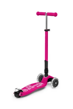 Patinete Maxi Deluxe Plegable LED · Rosa