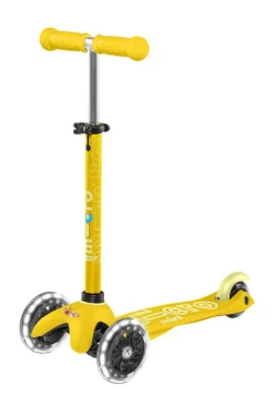 Patinete Mini Deluxe LED · Amarillo