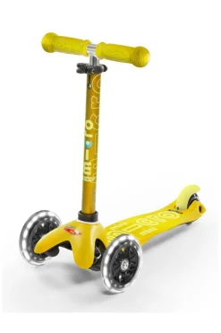 Patinete Mini Deluxe LED · Amarillo