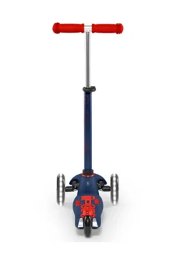 Patinete Mini Deluxe LED · Azul/Rojo