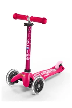 Patinete Mini Deluxe LED · Rosa