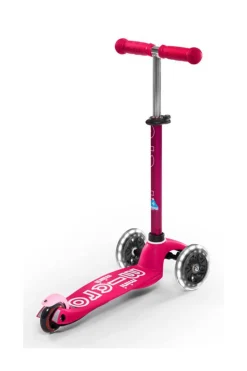 Patinete Mini Deluxe LED · Rosa