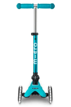 Patinete Mini Deluxe Plegable LED · Aqua