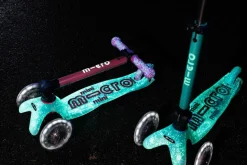 Patinete Mini Deluxe Plegable Orion LED · Azul