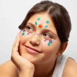 Pegatinas de cara Flower · OMY