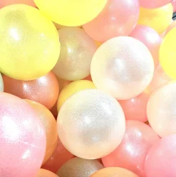 Pelota Glitter Plata 15 cm · Ratatam