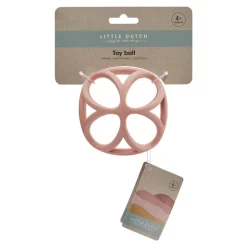 Pelota sensorial silicona rosa · Little Dutch