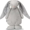 Peluche Luz-Sonido Conejo Moonie Gris
