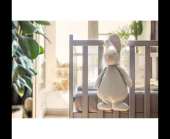 Peluche Luz-Sonido Conejo Moonie Gris/Rosa