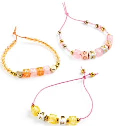 Perlas alfabeto doradas · DJECO