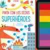 Pinta con los dedos · Superhéroes