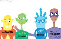 Pinta con los dedos · Superhéroes