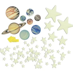 Planetas y Estrellas Brillantes en la Oscuridad · 4M