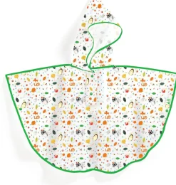 Poncho de Lluvia DJECO · Maleza XS 90-110 cm