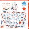 Poncho de Lluvia DJECO · Océano XS 90-110 cm