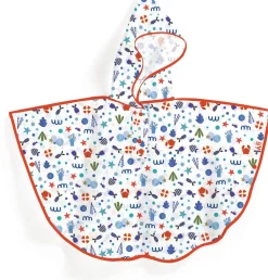 Poncho de Lluvia DJECO · Océano XS 90-110 cm