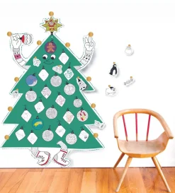 Poster XL Arbol de Navidad colorea y decora 100x70 · OMY