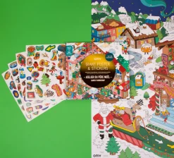 Poster XL Santa Claus mas pegatinas 100x30 · OMY