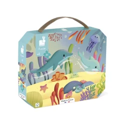 Puzzle 36 piezas - Animales Marinos · Janod