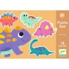 Puzzle dúo Dinos 20 piezas · Djeco