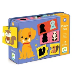 Puzzle dúo Sombras 12 piezas · Djeco