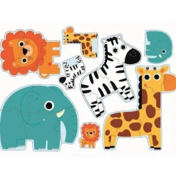 Puzzle Evolutivo en la Jungla · DJECO