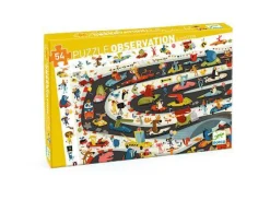 Puzzle Observación Rally de Coches · Djeco